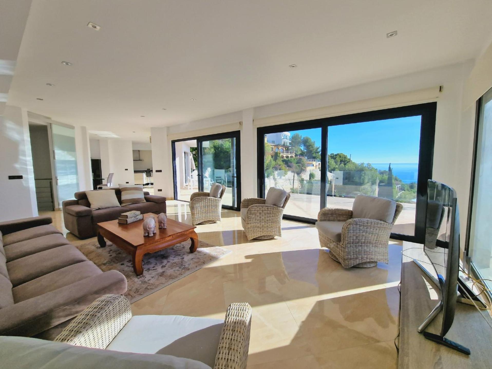Villa Lujo Con Vistas Al Mar Villa Dulcinea By El Conserje, Cerca Del Puerto Y Sus Servicios Хавеа Экстерьер фото