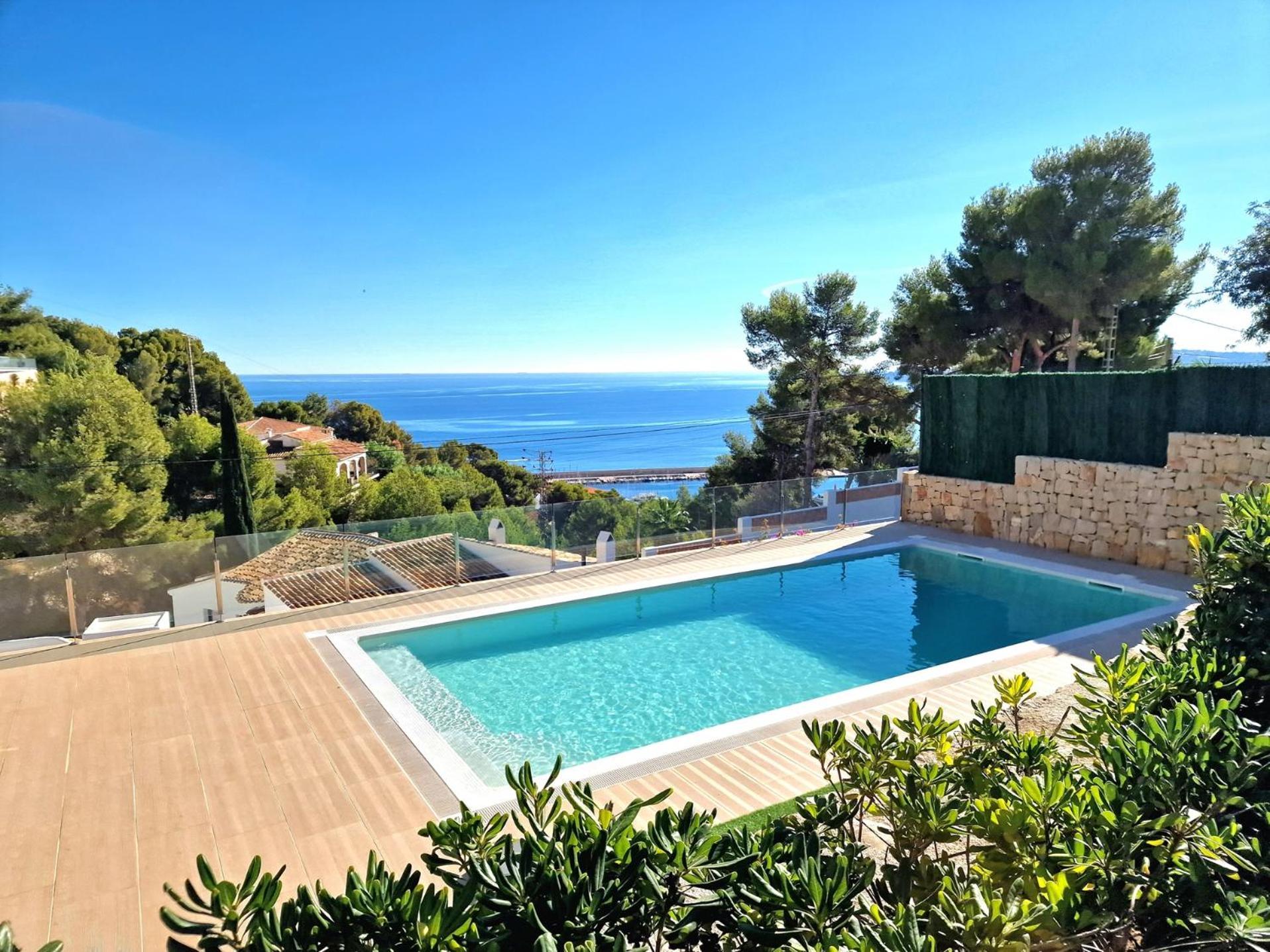 Villa Lujo Con Vistas Al Mar Villa Dulcinea By El Conserje, Cerca Del Puerto Y Sus Servicios Хавеа Экстерьер фото