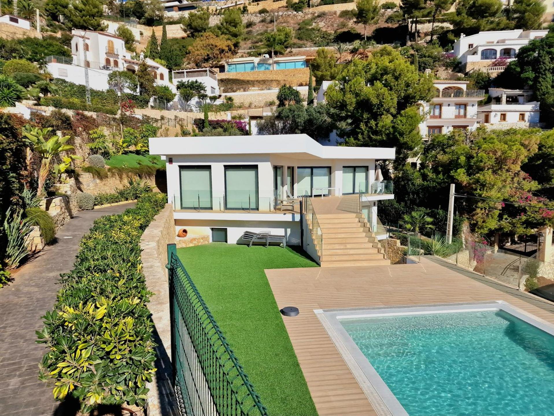 Villa Lujo Con Vistas Al Mar Villa Dulcinea By El Conserje, Cerca Del Puerto Y Sus Servicios Хавеа Экстерьер фото