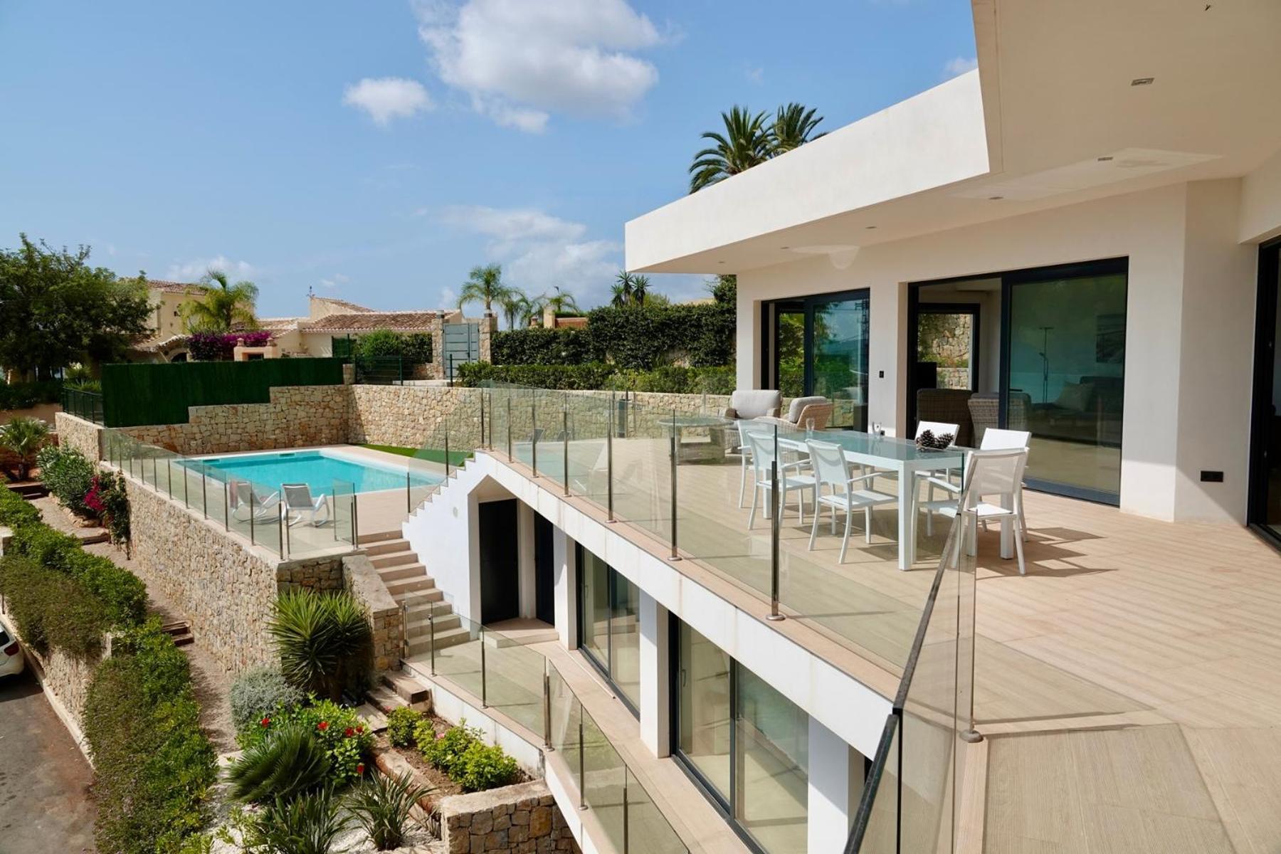 Villa Lujo Con Vistas Al Mar Villa Dulcinea By El Conserje, Cerca Del Puerto Y Sus Servicios Хавеа Экстерьер фото