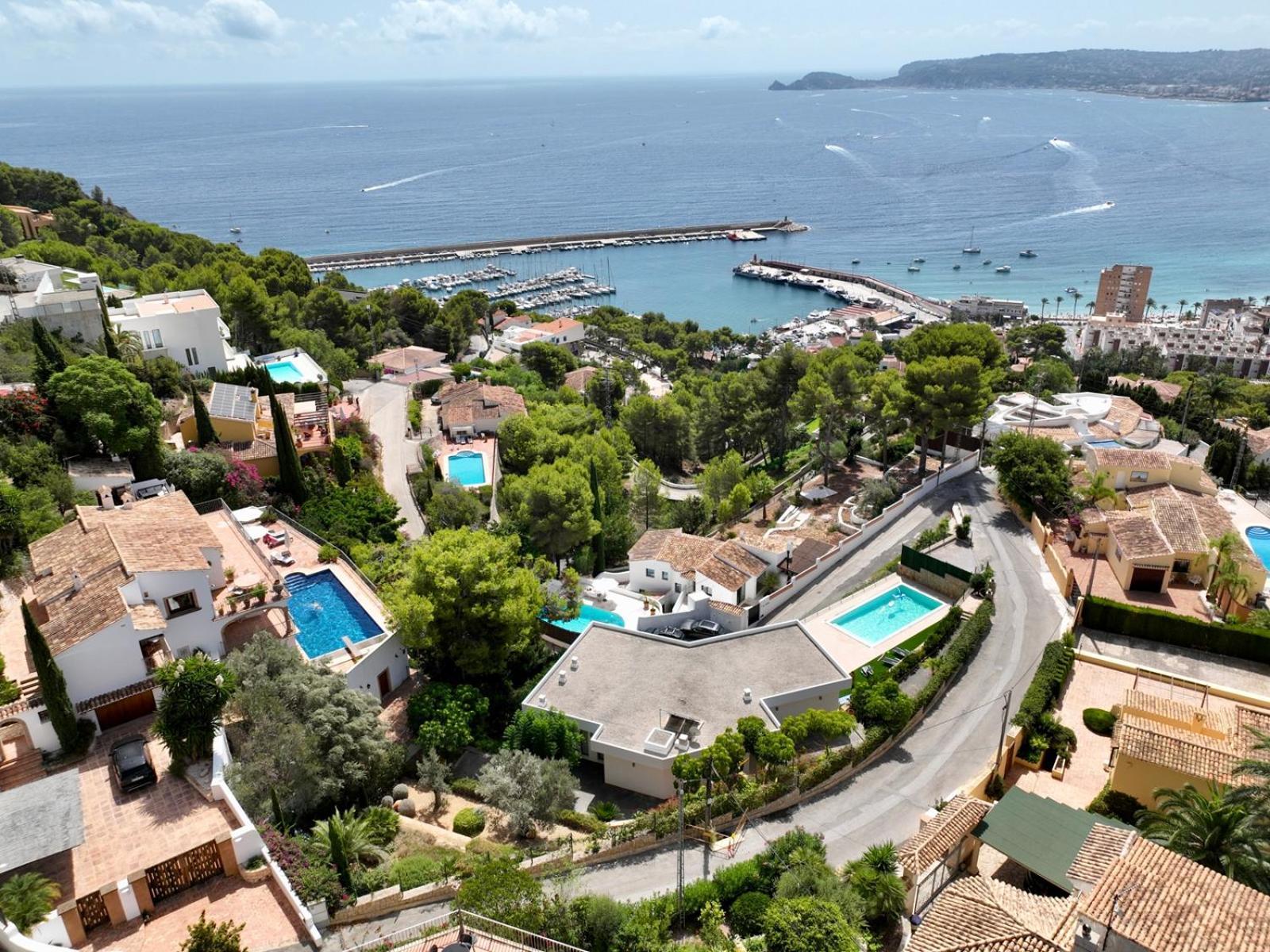 Villa Lujo Con Vistas Al Mar Villa Dulcinea By El Conserje, Cerca Del Puerto Y Sus Servicios Хавеа Экстерьер фото