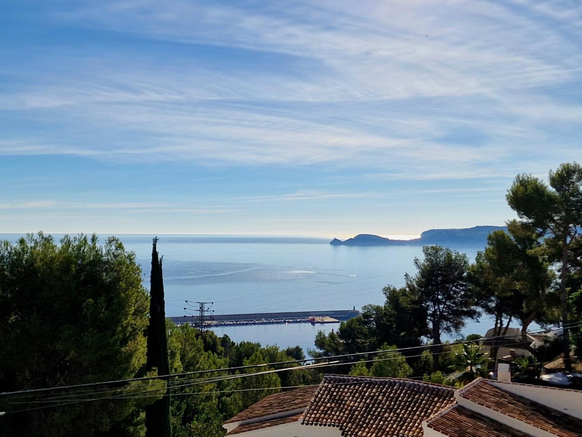 Villa Lujo Con Vistas Al Mar Villa Dulcinea By El Conserje, Cerca Del Puerto Y Sus Servicios Хавеа Экстерьер фото